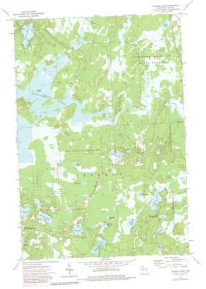 Ashland USGS topographic map 46090a1