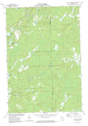 Clam Lake SW USGS topographic map 46090a8