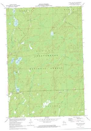 Clam Lake NE USGS topographic map 46090b7