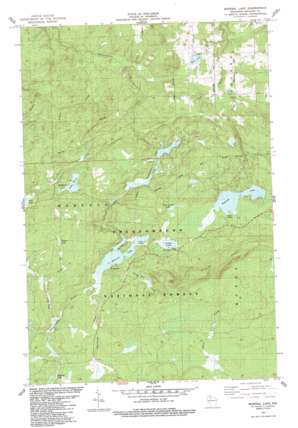 Mineral Lake USGS topographic map 46090c7