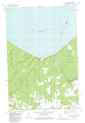 Oronto Bay USGS topographic map 46090e4