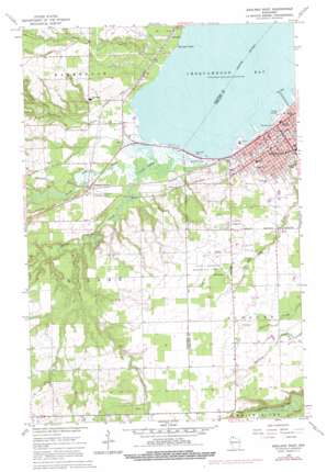 Ashland West USGS topographic map 46090e8