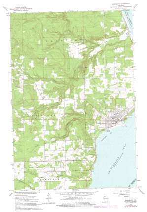 Washburn USGS topographic map 46090f8