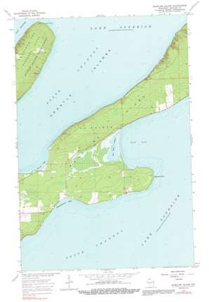 Madeline Island USGS topographic map 46090g6