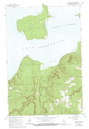 Sand Island USGS topographic map 46090h8