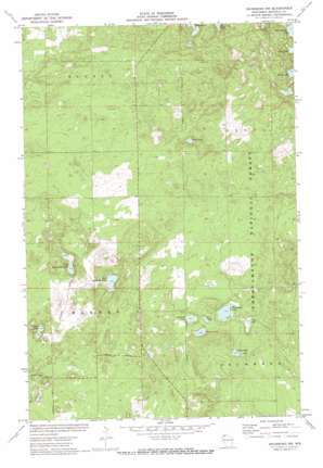 Drummond NW USGS topographic map 46091d4