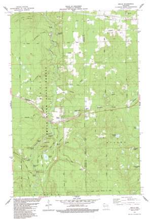 Brule topo map
