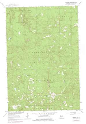 Moquah NW USGS topographic map 46091f2