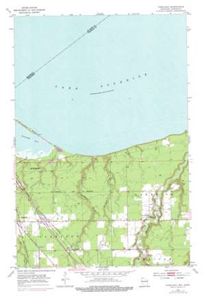 Parkland USGS topographic map 46091f8