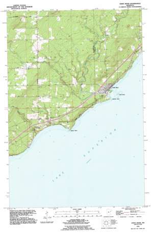 Knife River USGS topographic map 46091h7