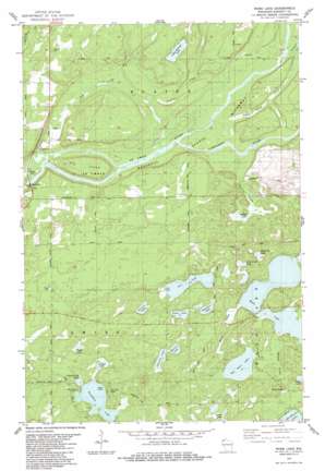 Webb Lake USGS topographic map 46092a2