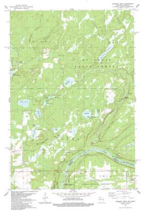 Danbury West USGS topographic map 46092a4