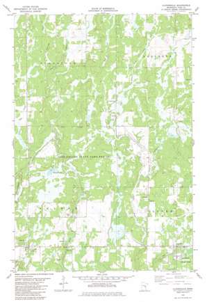 Cloverdale USGS topographic map 46092a6