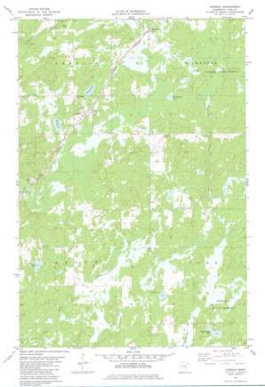 Kerrick USGS topographic map 46092c5
