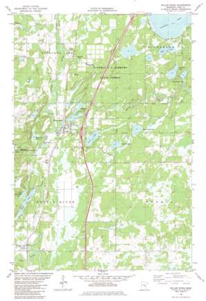 Willow River topo map