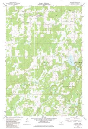 Denham USGS topographic map 46092c8