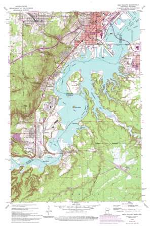 West Duluth topo map