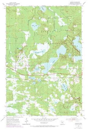 Sawyer USGS topographic map 46092f6