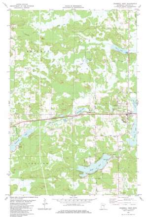 Cromwell West USGS topographic map 46092f8