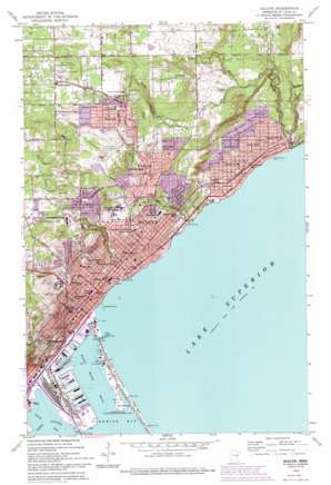Duluth topo map