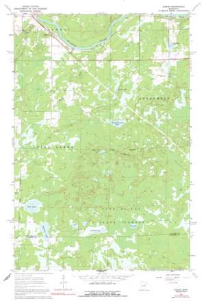 Gowan USGS topographic map 46092g7