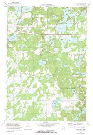 Grave Lake USGS topographic map 46093c8