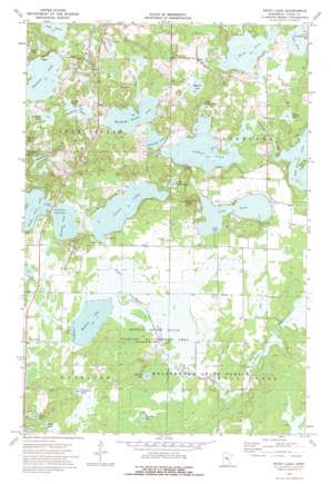 Spirit Lake USGS topographic map 46093d6