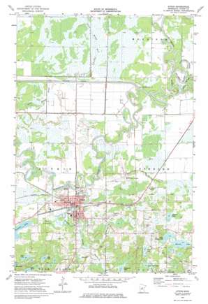 Aitkin topo map