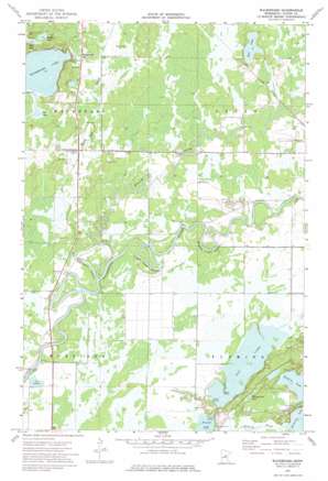 Waukenabo USGS topographic map 46093f5