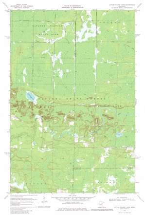 Little Prairie Lake USGS topographic map 46093g1