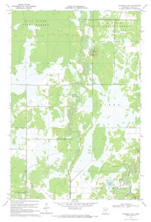 Sanders Lake USGS topographic map 46093g4