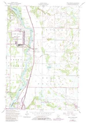 Belle Prairie USGS topographic map 46094a3