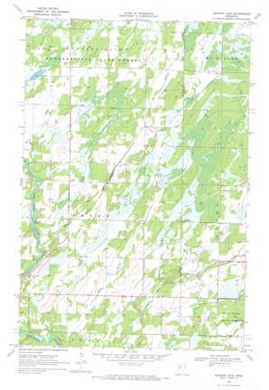 Burgen Lake USGS topographic map 46094f7