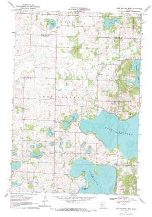Lake Miltona West USGS topographic map 46095a4