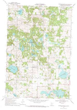 Parkers Prairie Nw topo map