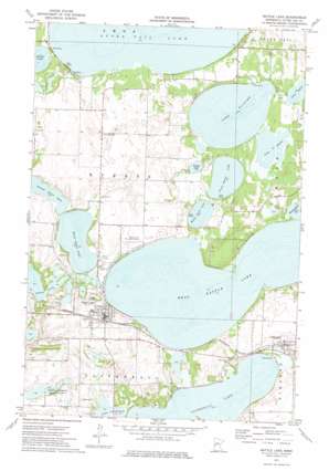 Battle Lake USGS topographic map 46095c6