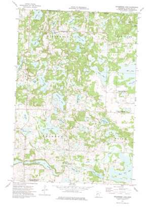 Heilberger Lake USGS topographic map 46095d8