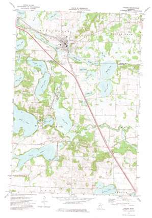 Frazee USGS topographic map 46095f6