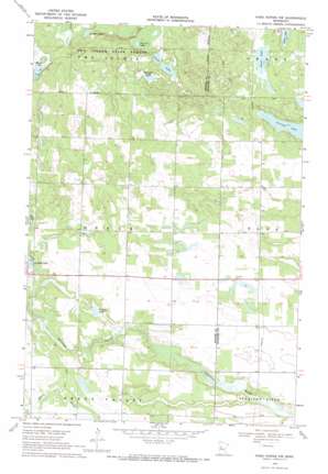 Park Rapids NW USGS topographic map 46095h2