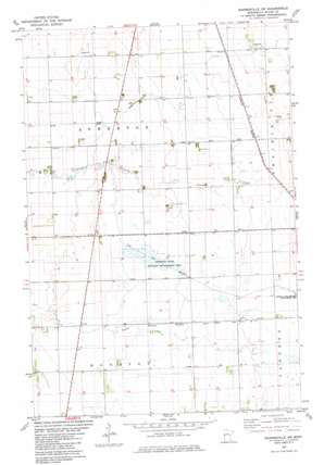 Barnesville Sw USGS topographic map 46096e4