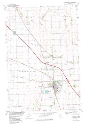 Barnesville USGS topographic map 46096f4