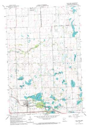 Lake Park USGS topographic map 46096h1