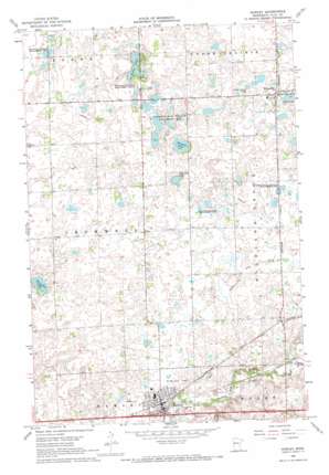 Hawley USGS topographic map 46096h3
