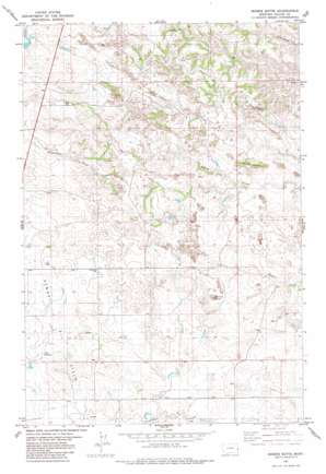 Morris Butte topo map