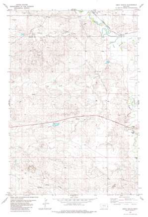 Ismay South topo map