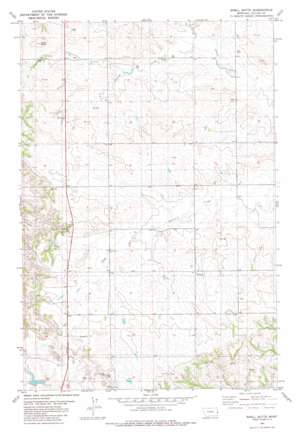 Shell Butte topo map