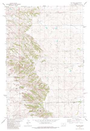 Cap Rock USGS topographic map 46104f3