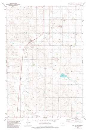 Red Top Butte topo map
