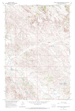Upper Magpie Reservoir USGS topographic map 46104h6