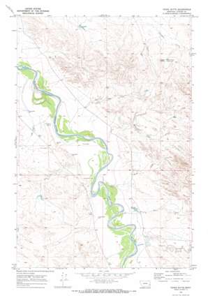 Tepee Butte USGS topographic map 46105a1